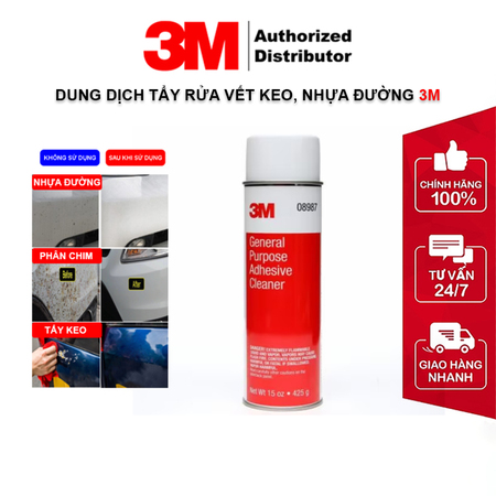 Chai xịt tẩy keo và nhựa đường 3M 08987