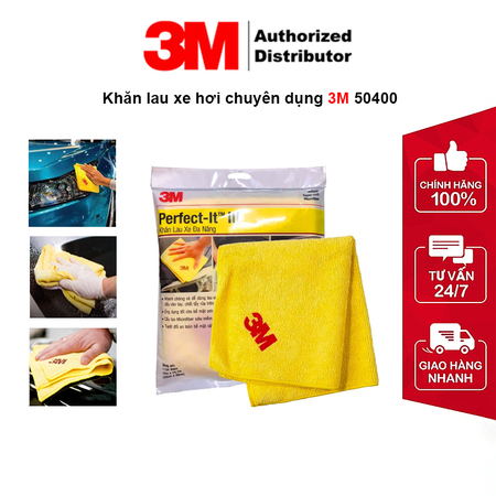 Khăn lau xe hơi chuyên dụng 3M 50400