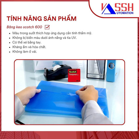 Băng keo trong suốt Scotch 600 3M