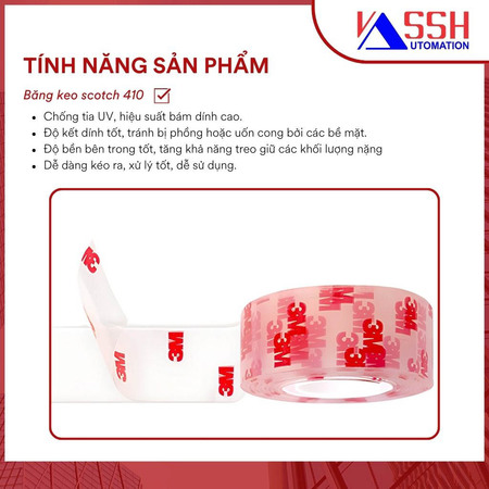 Băng keo hai mặt 3M Scotch trong suốt