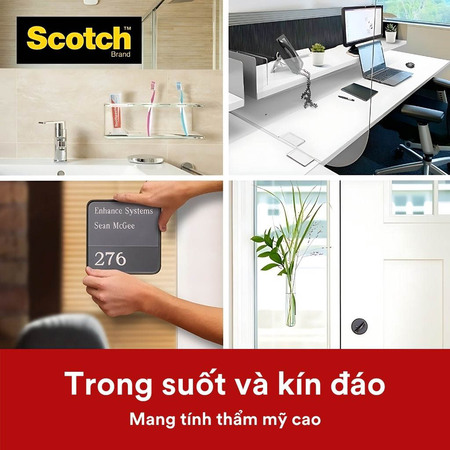 Băng keo hai mặt 3M Scotch trong suốt