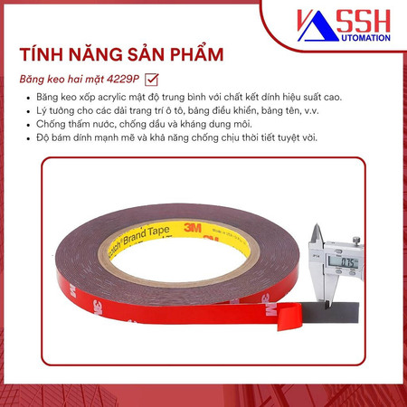 Băng keo hai mặt 3M 4229P