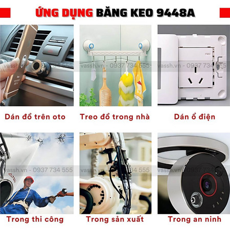 Băng keo 2 mặt 3M 9448A