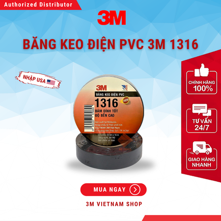 Băng keo điện PVC 3M 1316