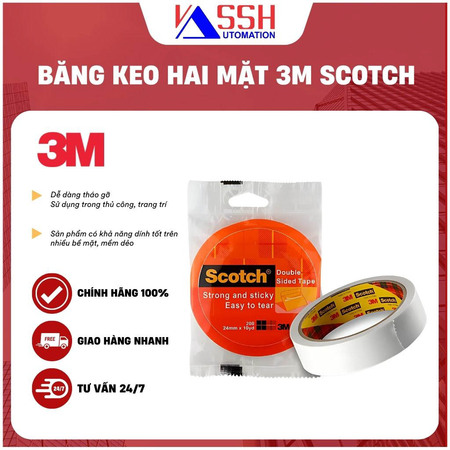 Băng keo hai mặt 3M Scotch