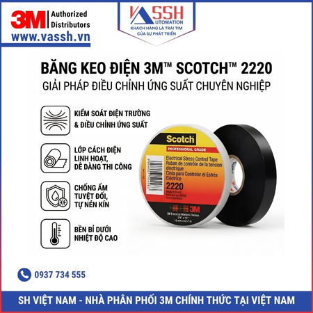 Băng keo điện 3M Scotch 2220