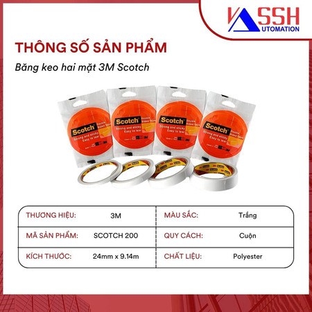 Băng keo hai mặt 3M Scotch