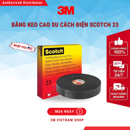 Băng keo cao su cách điện Scotch 23