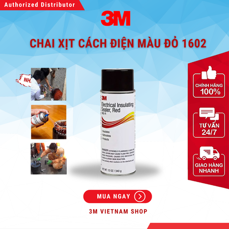 CHAI XỊT CÁCH ĐIỆN MÀU ĐỎ 1602 ELECTRICAL INSULATING SEALER RED