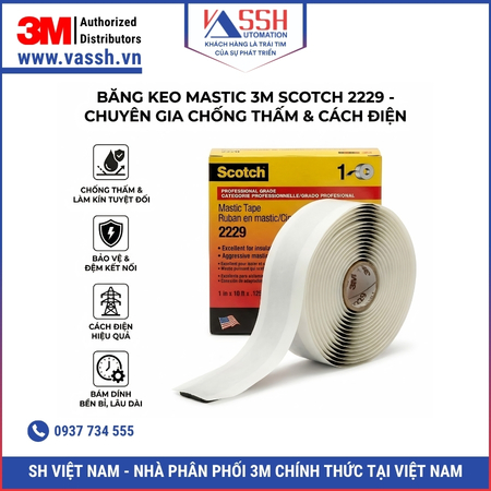 Băng keo điện 3M Mastic Scotch 2229