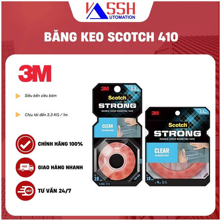 Băng keo hai mặt 3M Scotch trong suốt