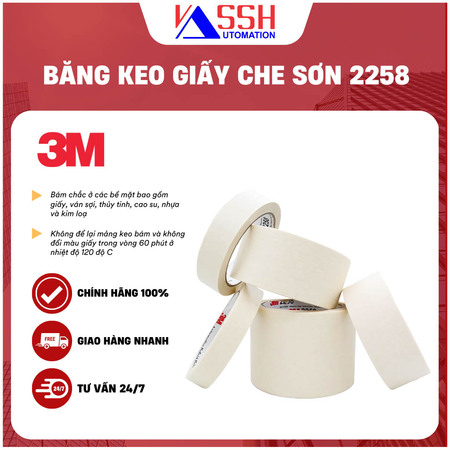 Băng keo giấy che sơn 2258