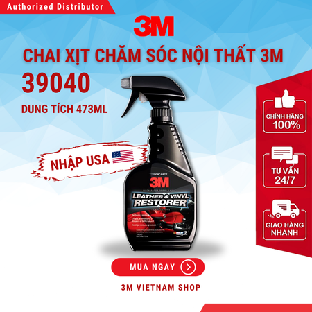 Chai xịt chăm sóc xe ô tô 39040LT 3M