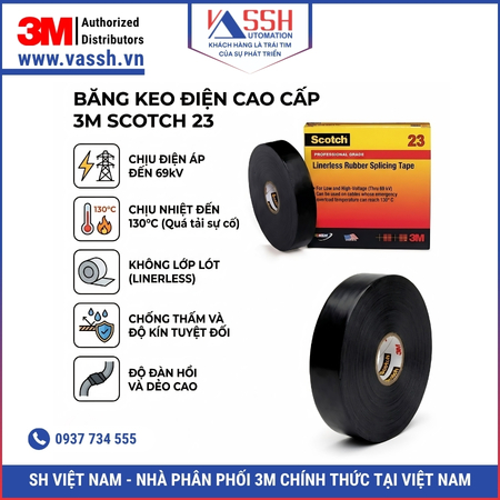 Băng keo điện 3M Scotch 23