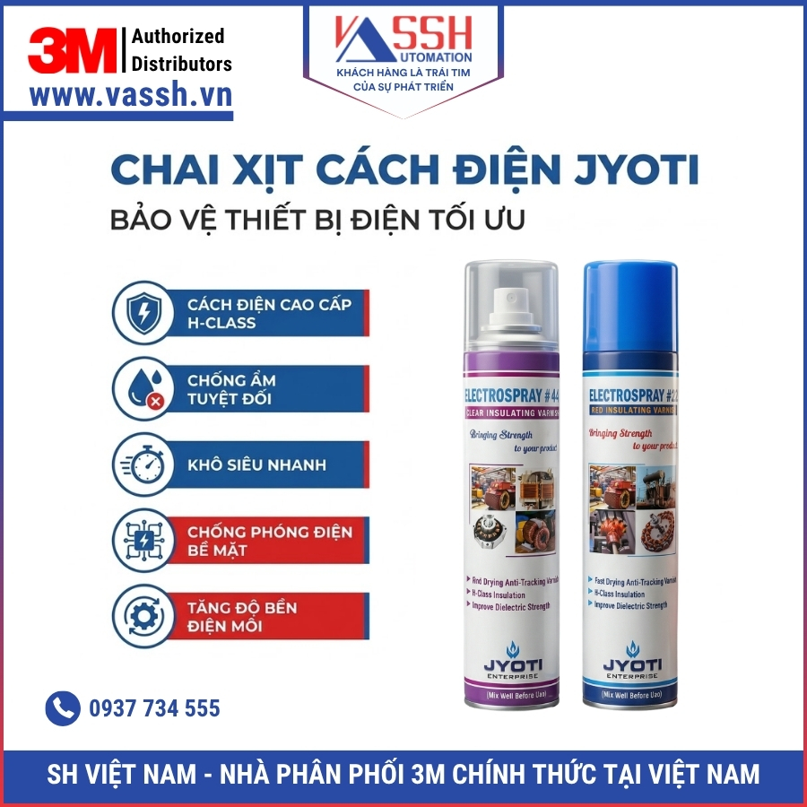 Chai xịt cách điện Jyoti