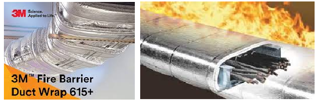 3M Fire Barrier Duct Wrap 615+